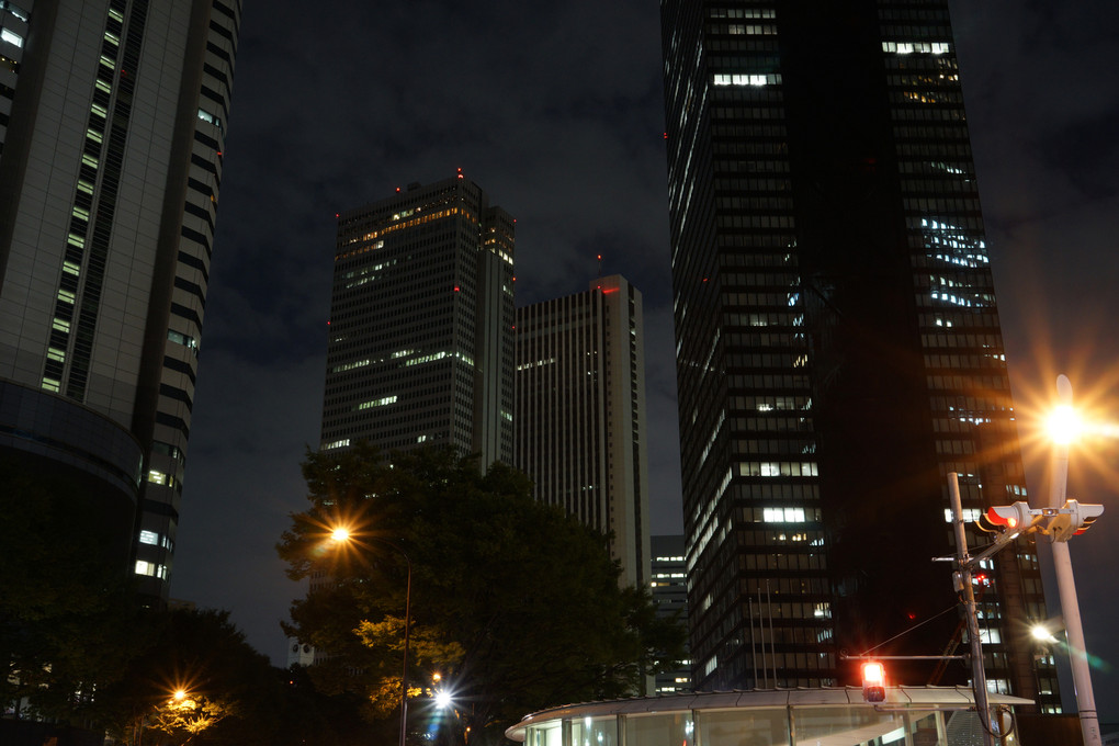 新宿副都心の高層ビル群