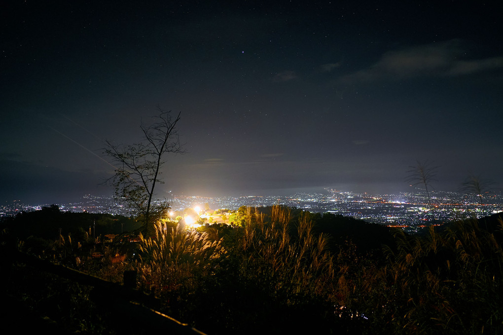 ほったらかしキャンプ場・夜景