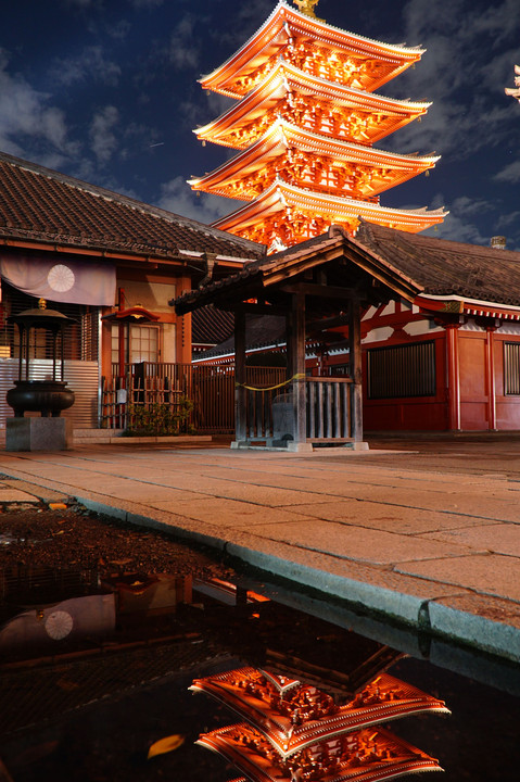 浅草寺  彼岸の世界