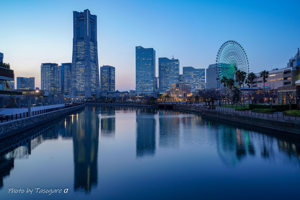 Yokohama blue hour