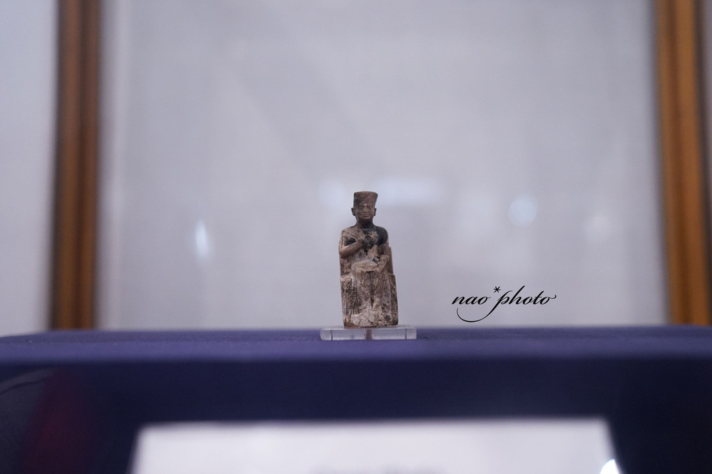 7センチのクフ王（エジプト老古学博物館にて）