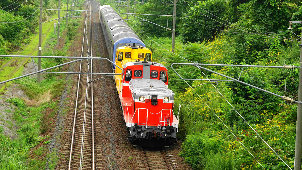 雨上がり・・ロイヤルexpress（函館本線）