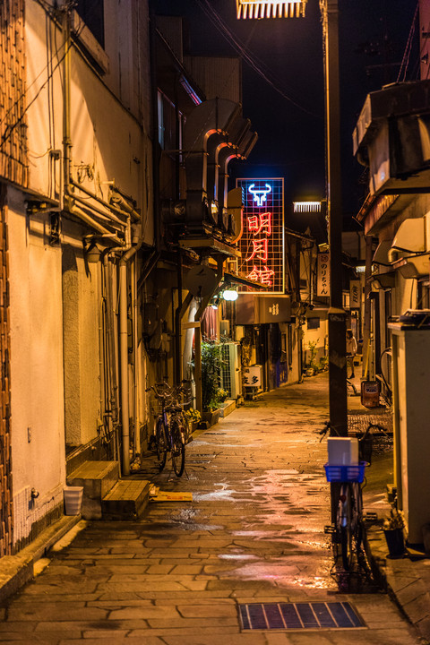 夜の松本市街散策