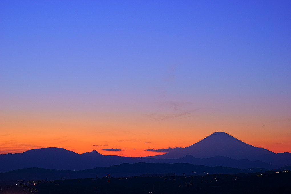 Sunset & Mt.Fuji