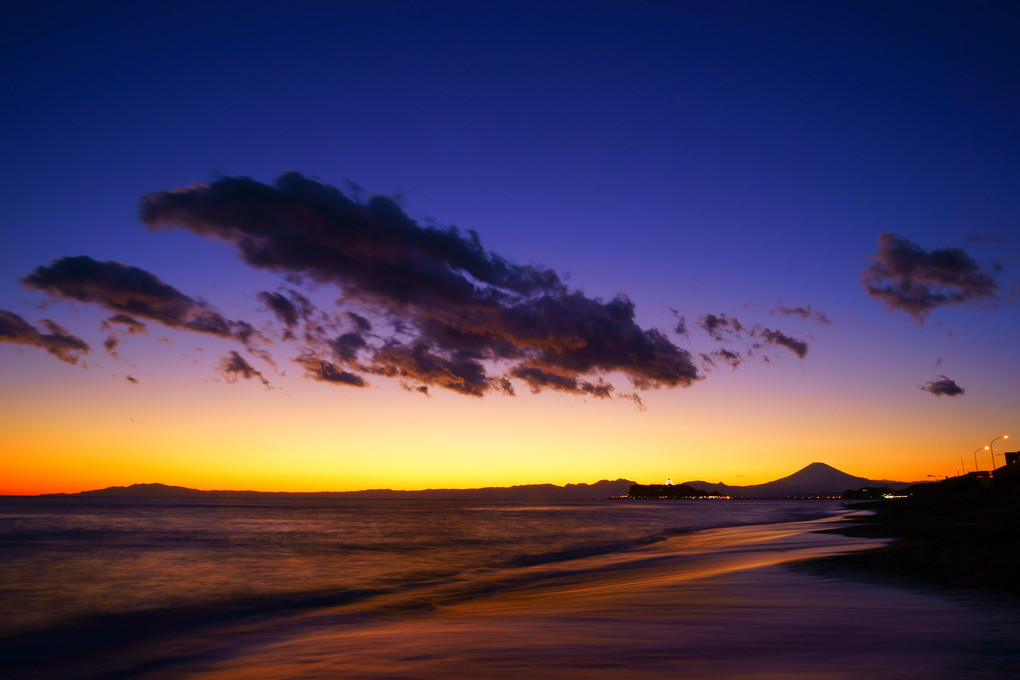 稲村ヶ崎の夕焼け