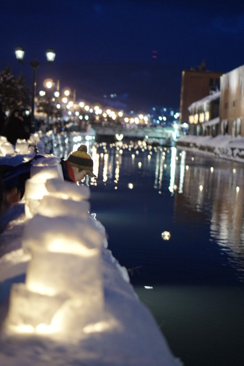山本まりこ先生の写真講座　小樽雪あかりの路スナップ撮影