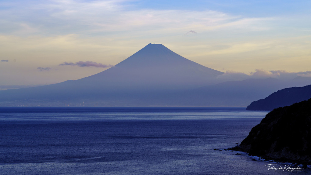 朝富士三景