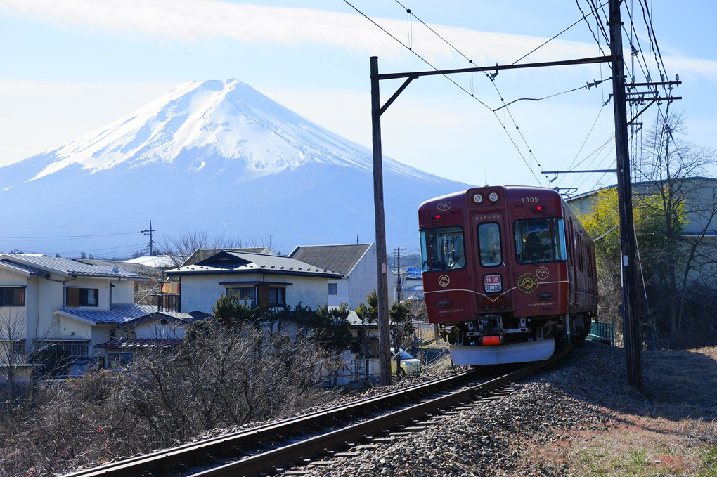 富士山に一番近い電車