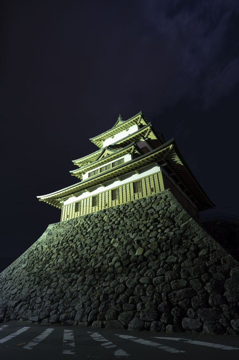 夜の高島城