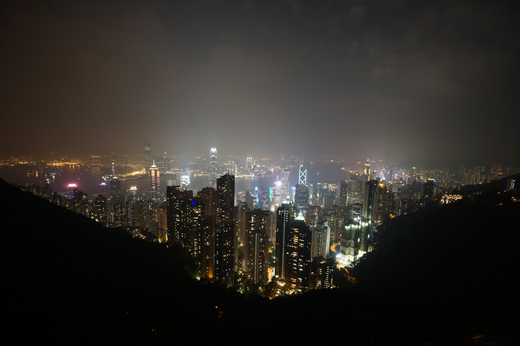 香港ピークからの夜景