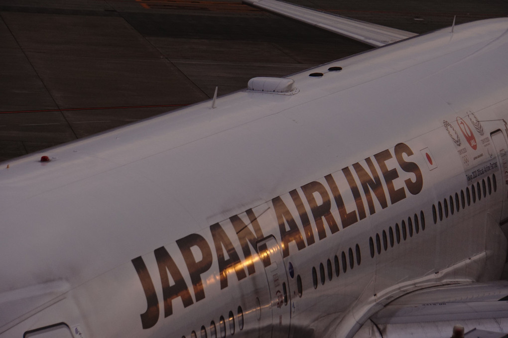 トワイライトタイムに撮る大阪空港