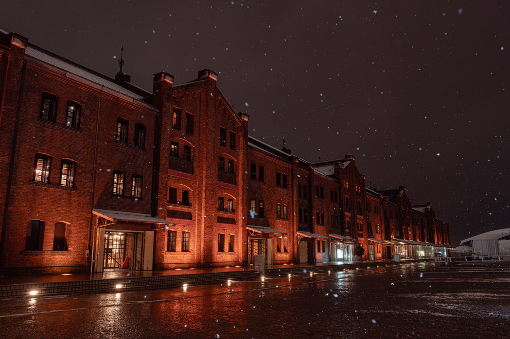 snow in yokohama