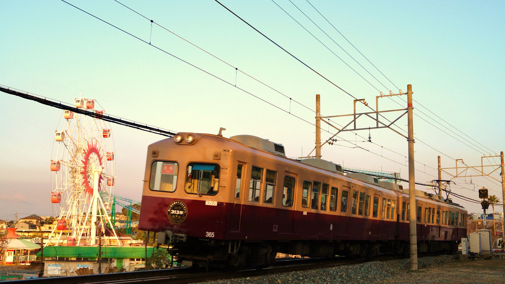 西鉄313形のある風景