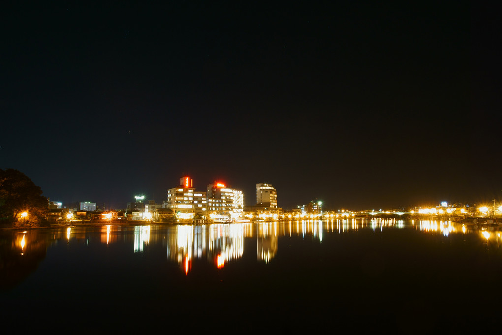 三隈川の夜景