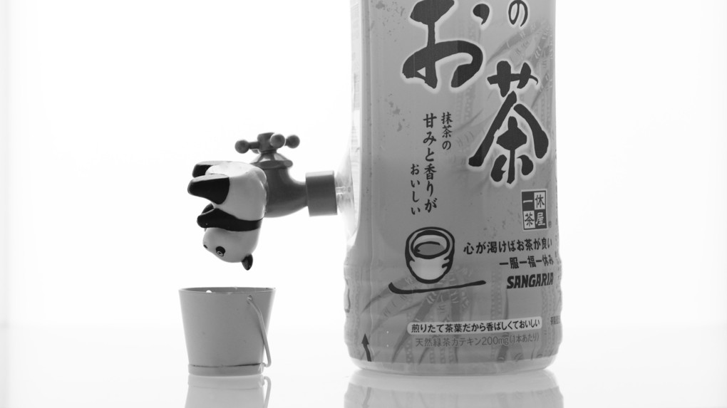 パンダとお茶 (10コマ完結編)