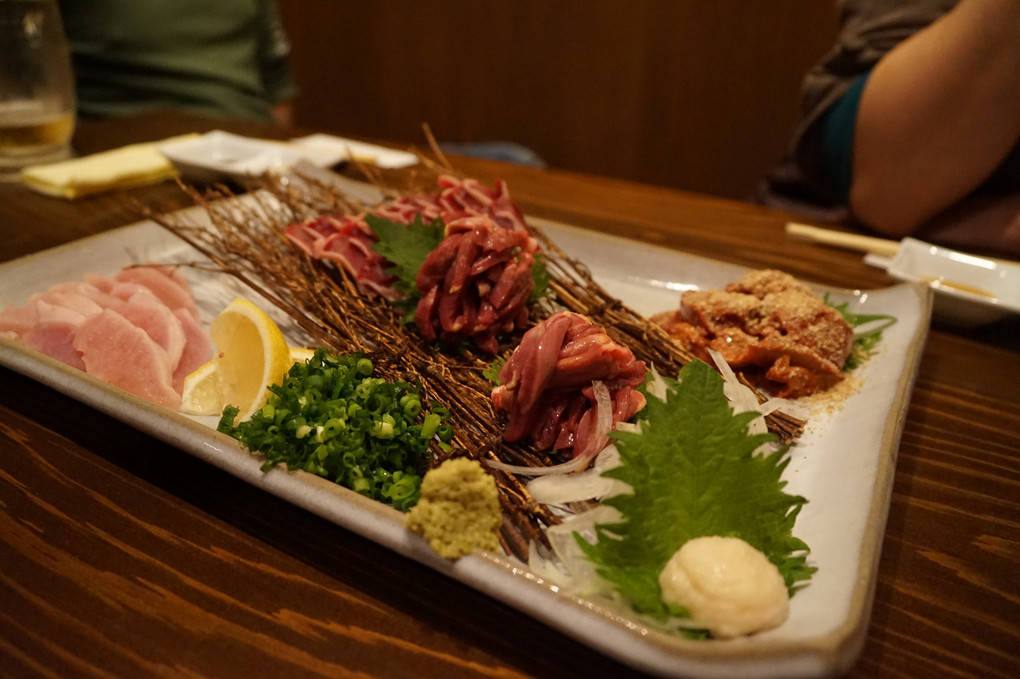 鶏のお刺身フルコース♪