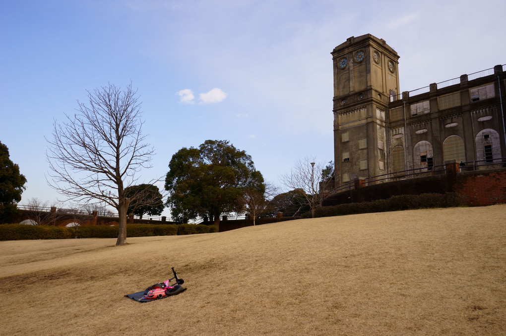 児童公園からの旧馬見所