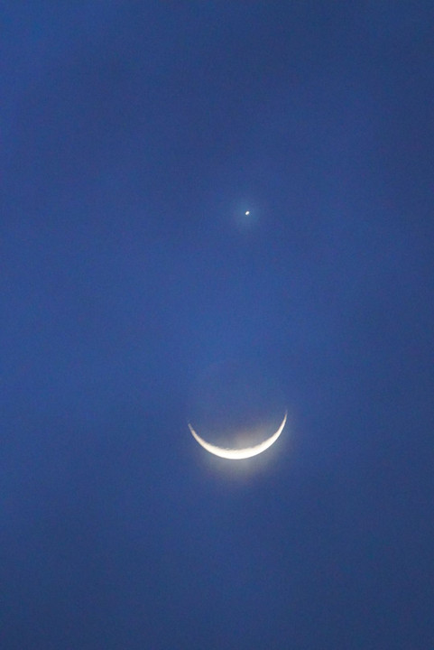 月と金星の接近