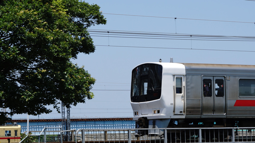 九州の鉄道を撮る-多々良川河口にて-