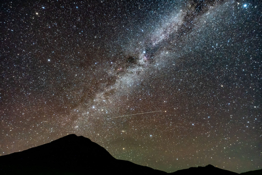 知床峠の星空