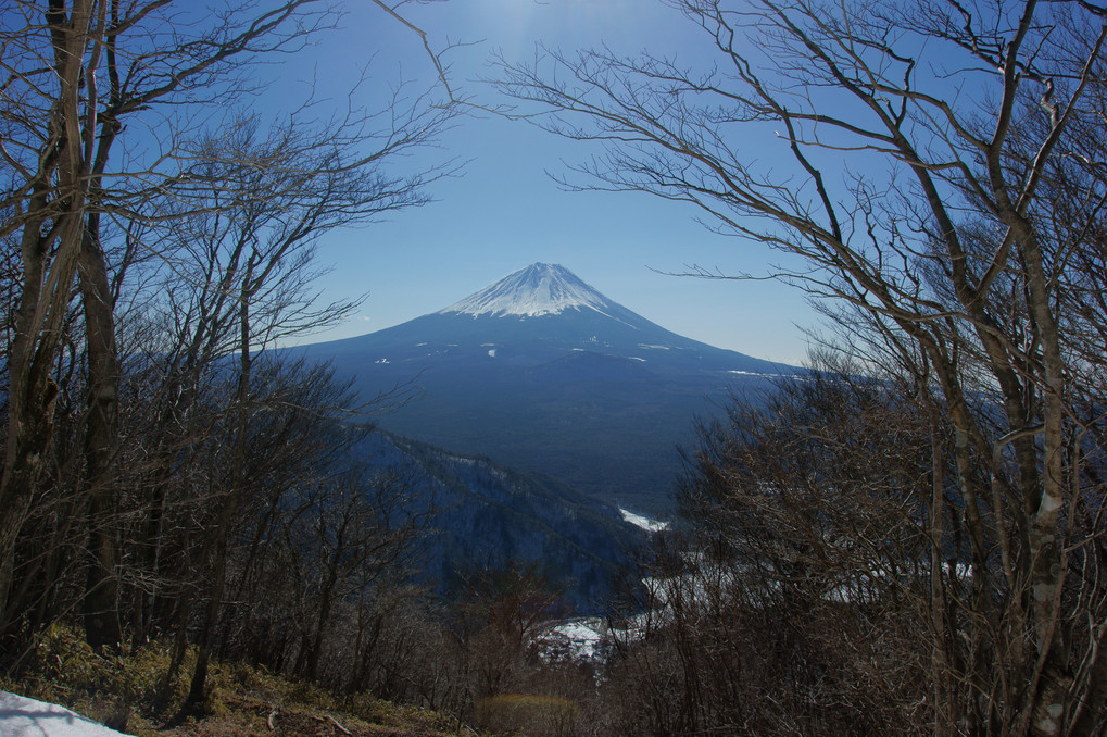 三方分山からの富士