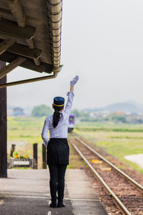 旅立ちを見送って