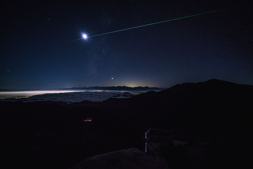 流れ星（山梨大弛峠）