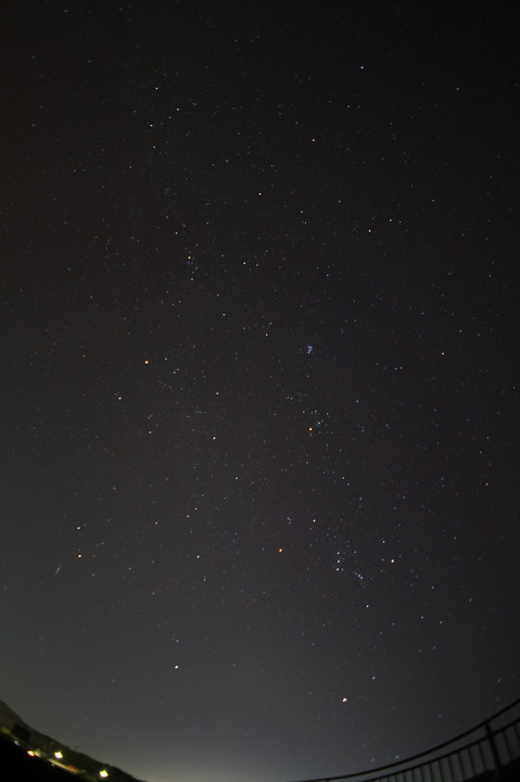ふたご座流星群の夜にQX1で星を撮影してみた