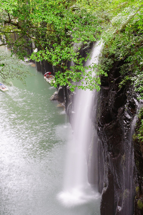 夏の旅４　高千穂峡「真名井の滝」