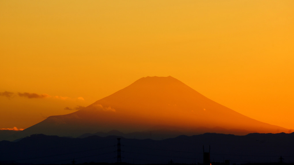 富士夕景