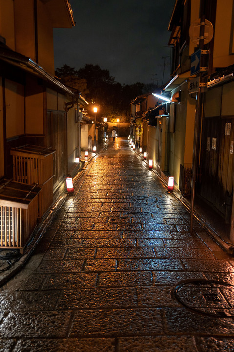 雨の散策 ～京都東山花灯路2019～