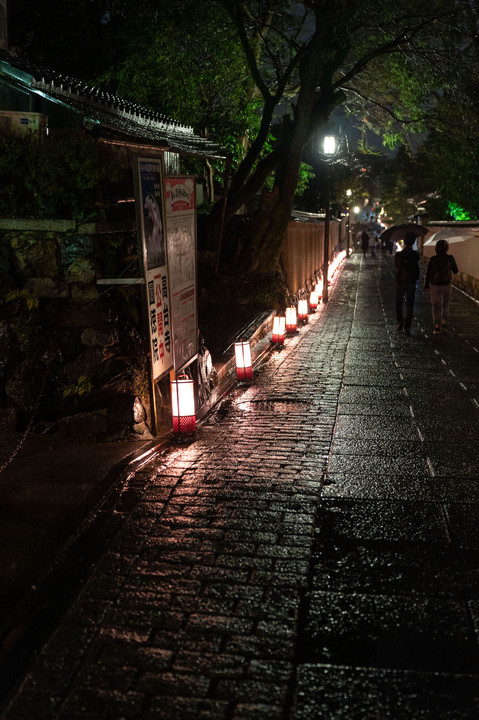 雨の散策 ～京都東山花灯路2019～