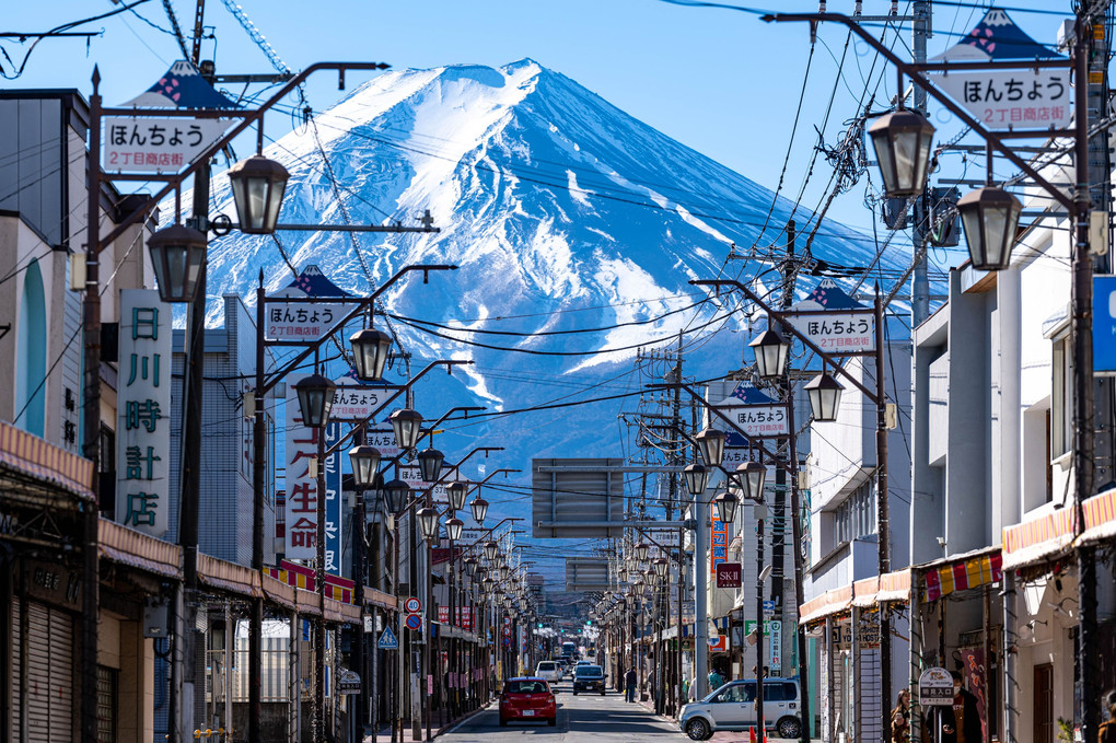 2023年元旦の富士山
