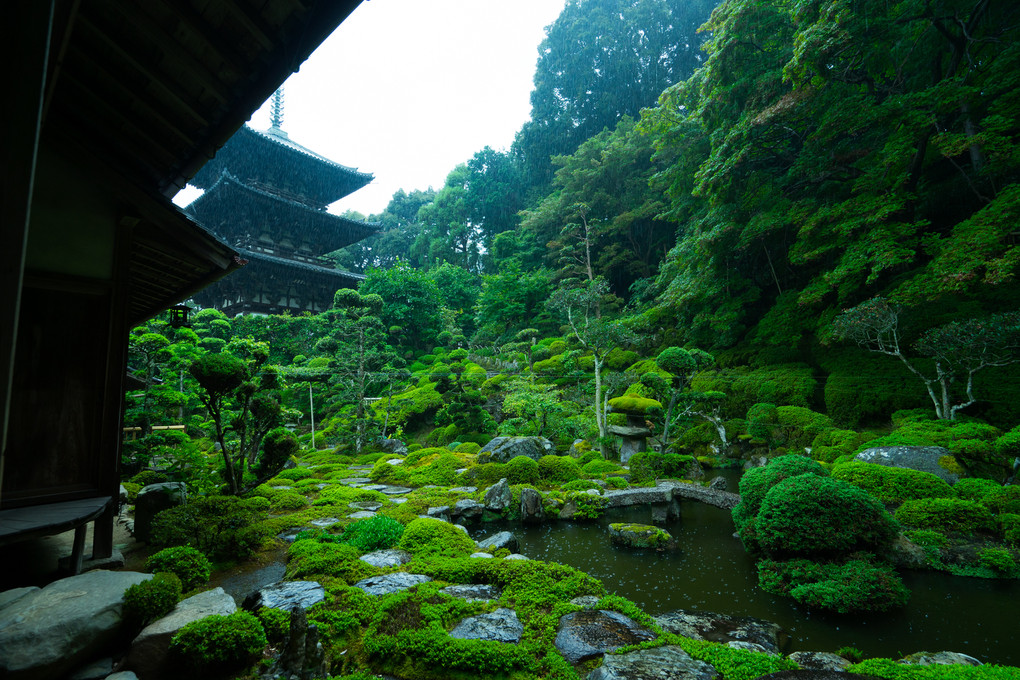 當麻寺にて