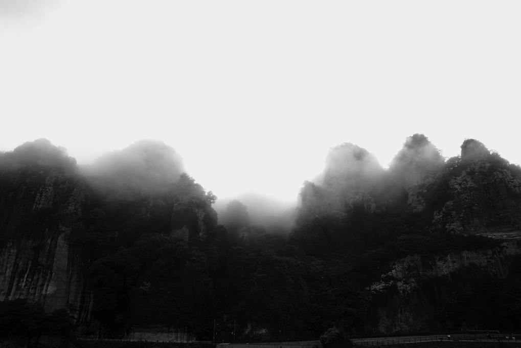 朝霧の耶馬渓
