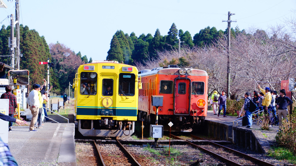 いすみ鉄道・国吉駅・・・蔵出し