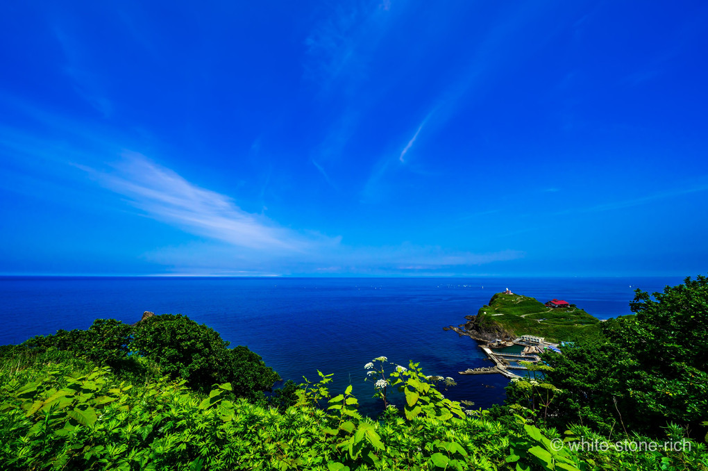 小樽　祝津展望台からの風景