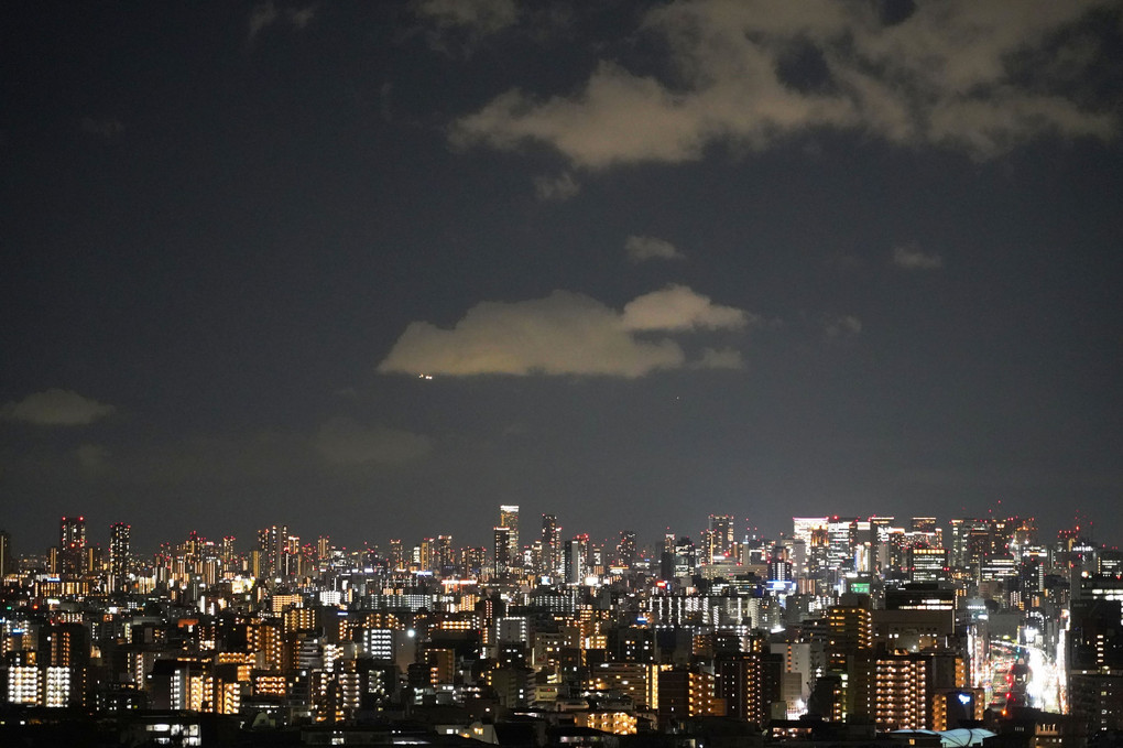 寒空…大阪夜景