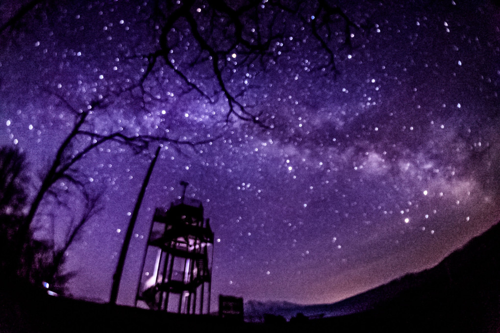  宇宙展望台の夜