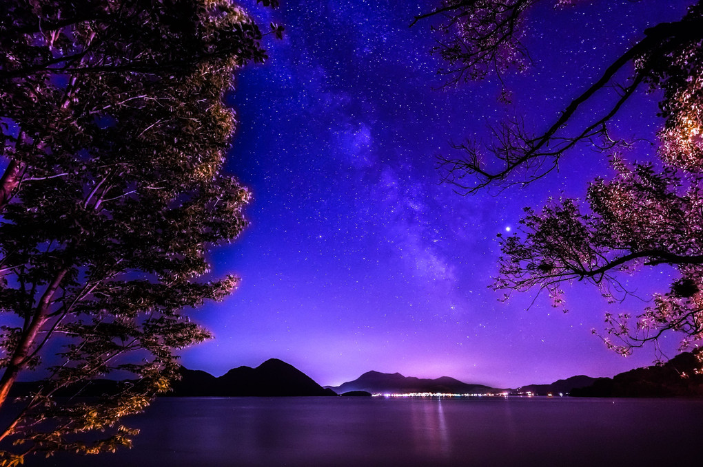 Milky Way of Lake Toya