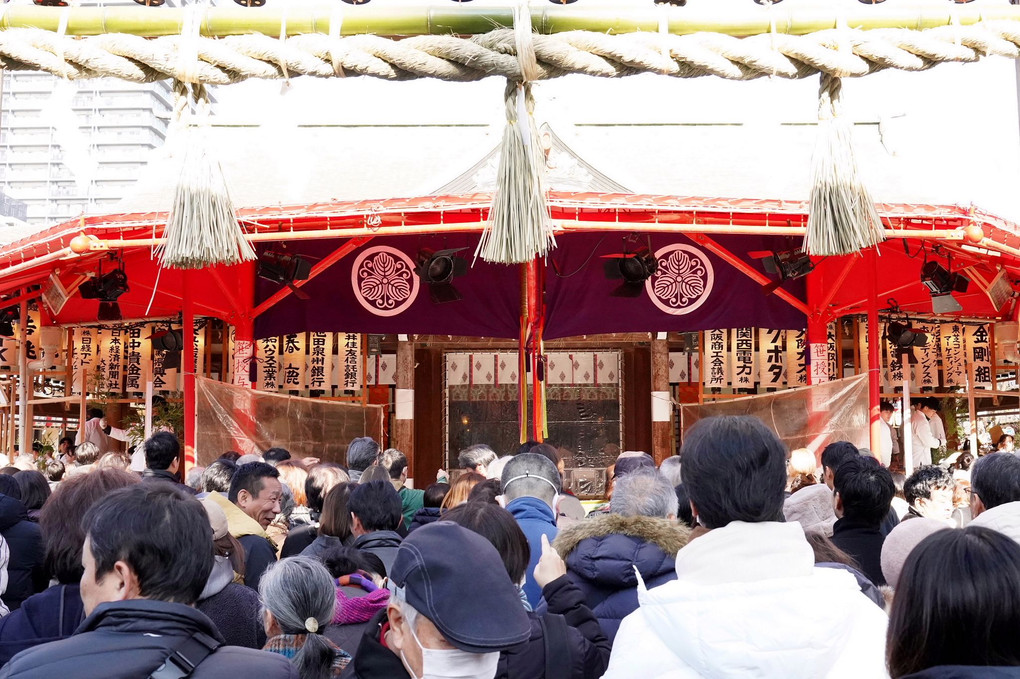 大阪市の今宮戎神社に参拝致しました。