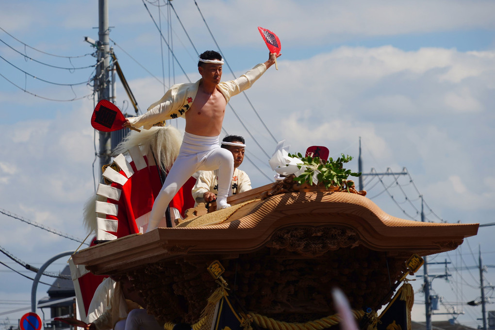 岸和田だんじり祭が開幕しました。