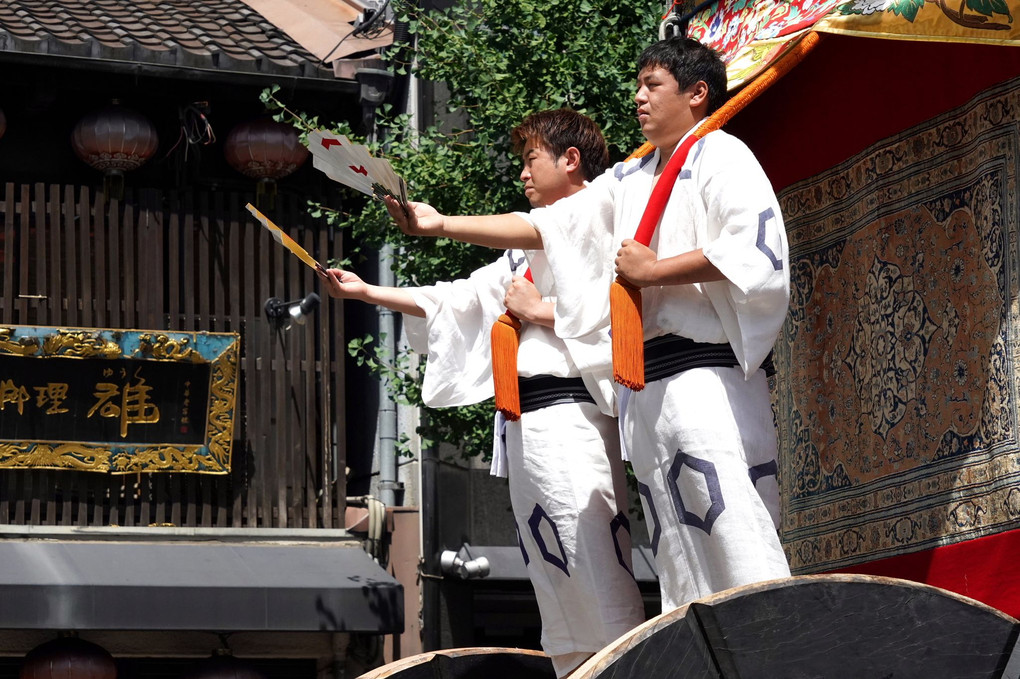 京都祇園祭山鉾巡行後祭りに行って来ました。