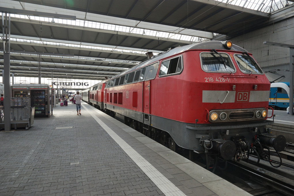 ドイツ鉄道旅行-ミュンヘン中央駅（その他の機関車）