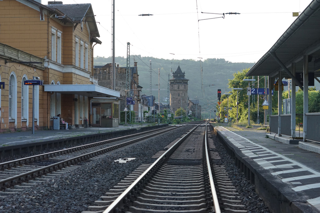ドイツ鉄道旅行-ライン中流域の田舎町