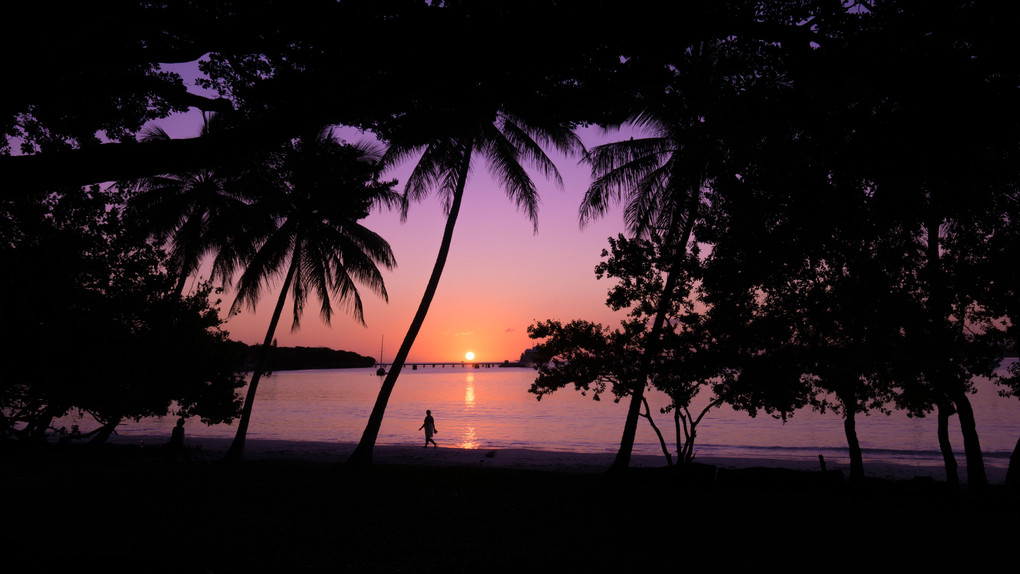 イルデパン島の夕陽