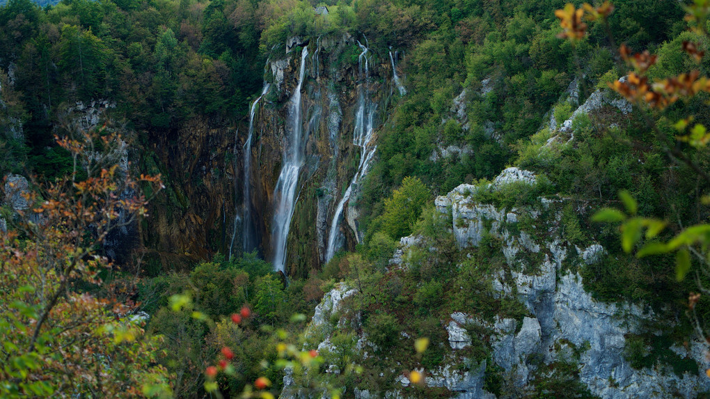プリトヴィツェの滝１（クロアチア）
