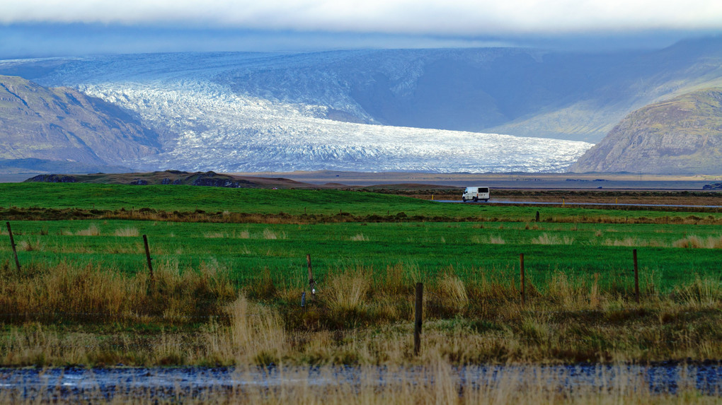 アイスランド南部の風景