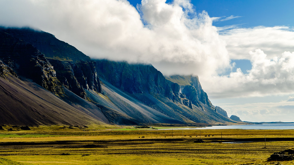 アイスランド南東部の風景