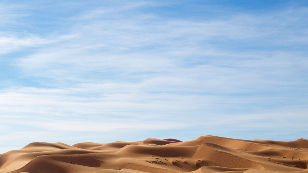 砂丘の風景（メルズーガ、モロッコ）